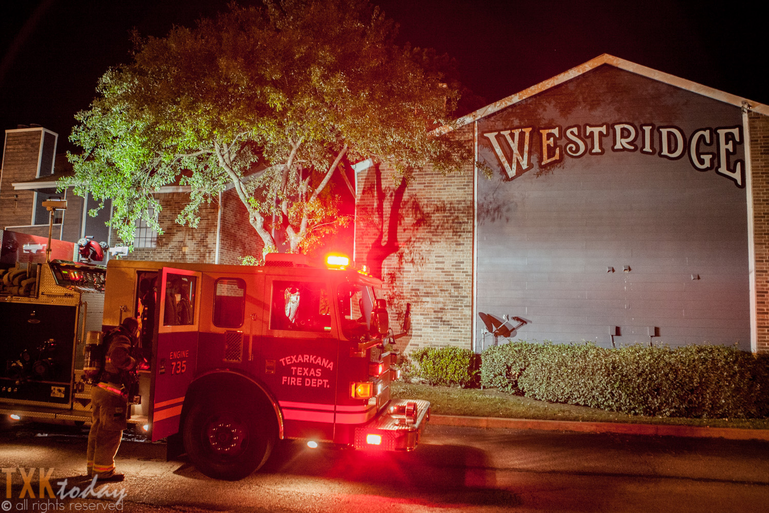 TTFD Responds to Porch on Fire at Westridge Apt. Texarkana Today