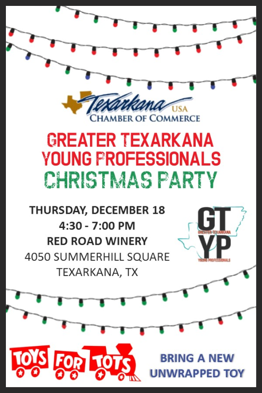 Greater Texarkana Young Professionals to Host Christmas Party