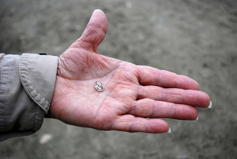 Arkansas Woman Finds 369 Carat White Teardrop Shaped Diamond At