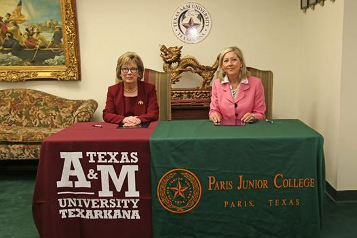 TAMUT Signs Dual Admissions Agreement with Paris Junior College | Texarkana Today1250 x 833