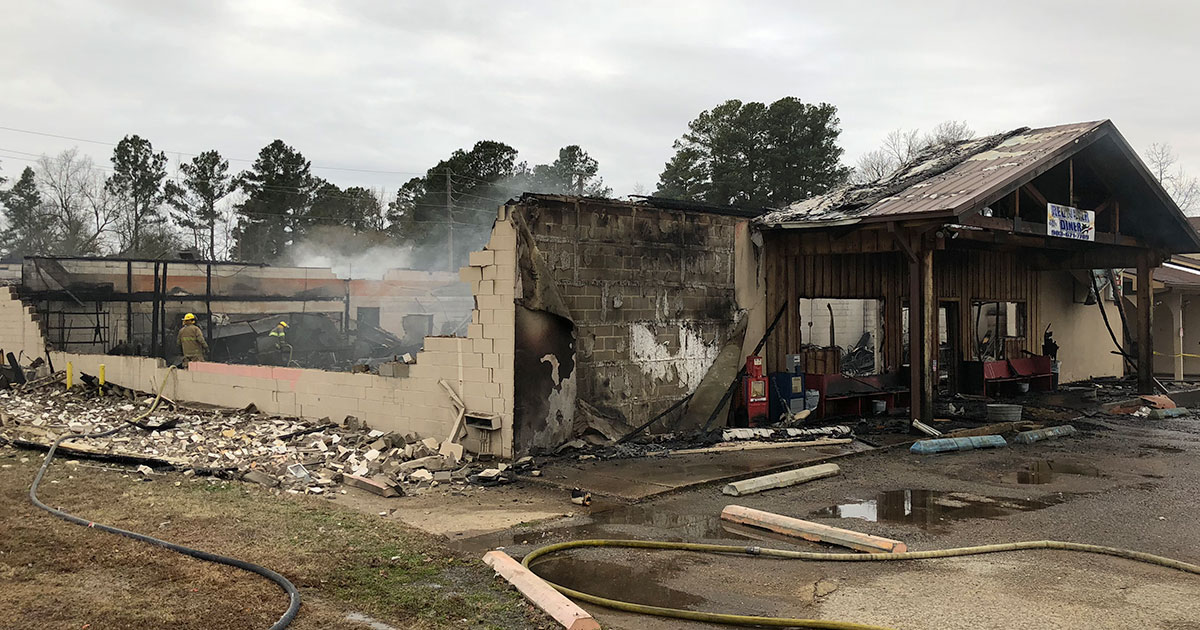 Redwater Diner Burns Overnight Texarkana Today