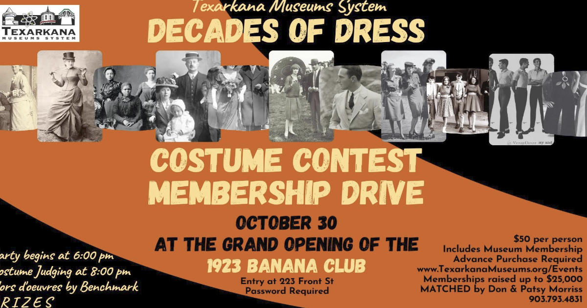 Costume Contest to Kick Off Membership Drive and Celebrate Grand