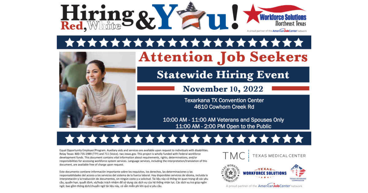 Hiring Red, White, and You! Job fair targeting area veterans
