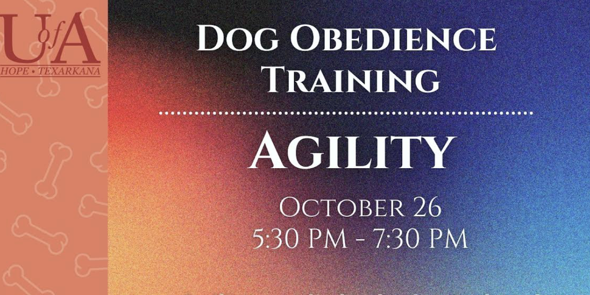 Dog Obedience Training Courses to be Held at UAHT Texarkana Today