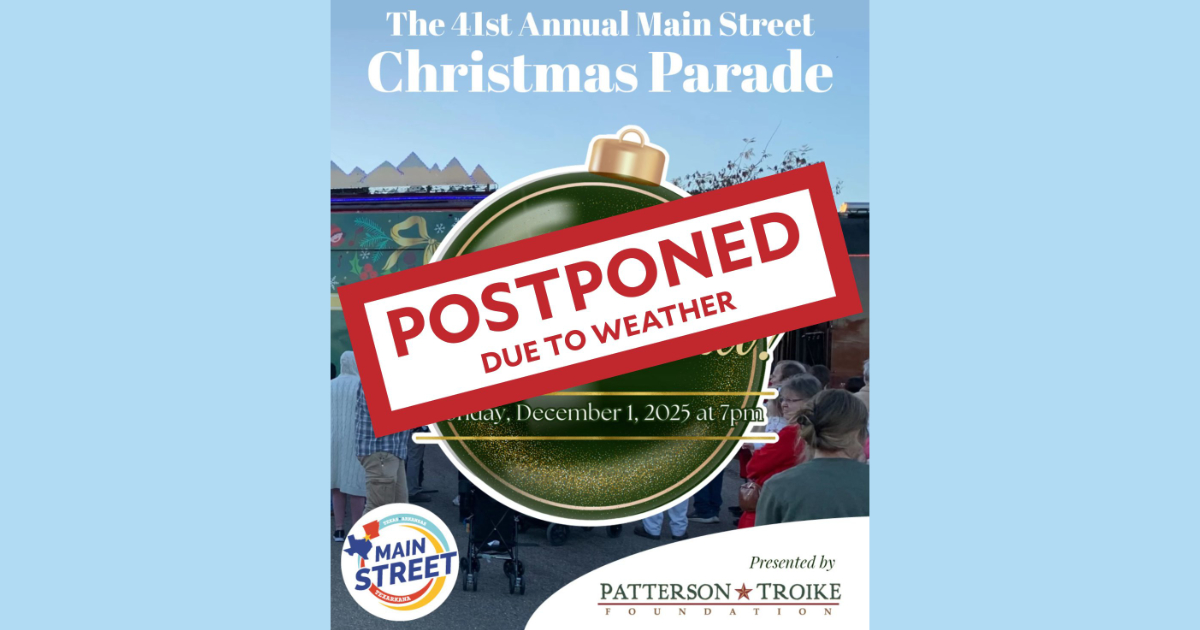 Main Street Texarkana 41st Annual Christmas Parade Postponed Until December 15th