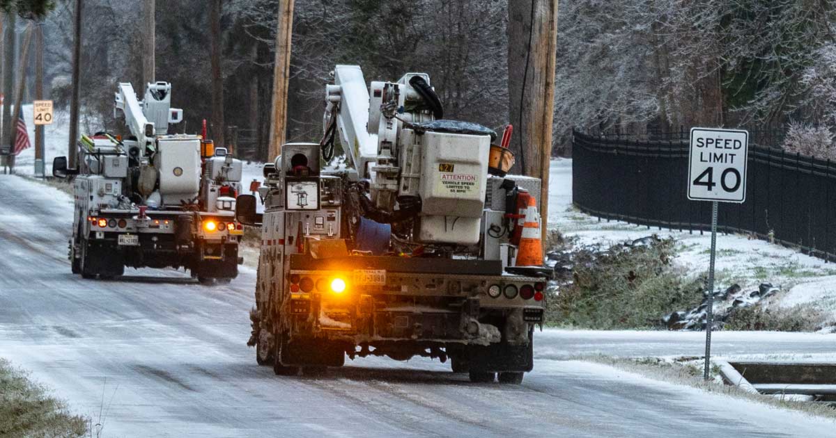 SWEPCO Deploys Helicopters and Drones to Assess Winter Storm Damage in Northeast Texas