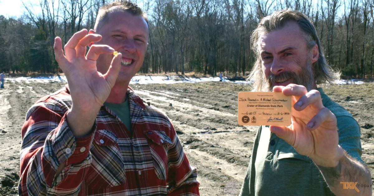 Two Friends Discover 6.03-Carat Diamond During TikTok Livestream at Arkansas State Park