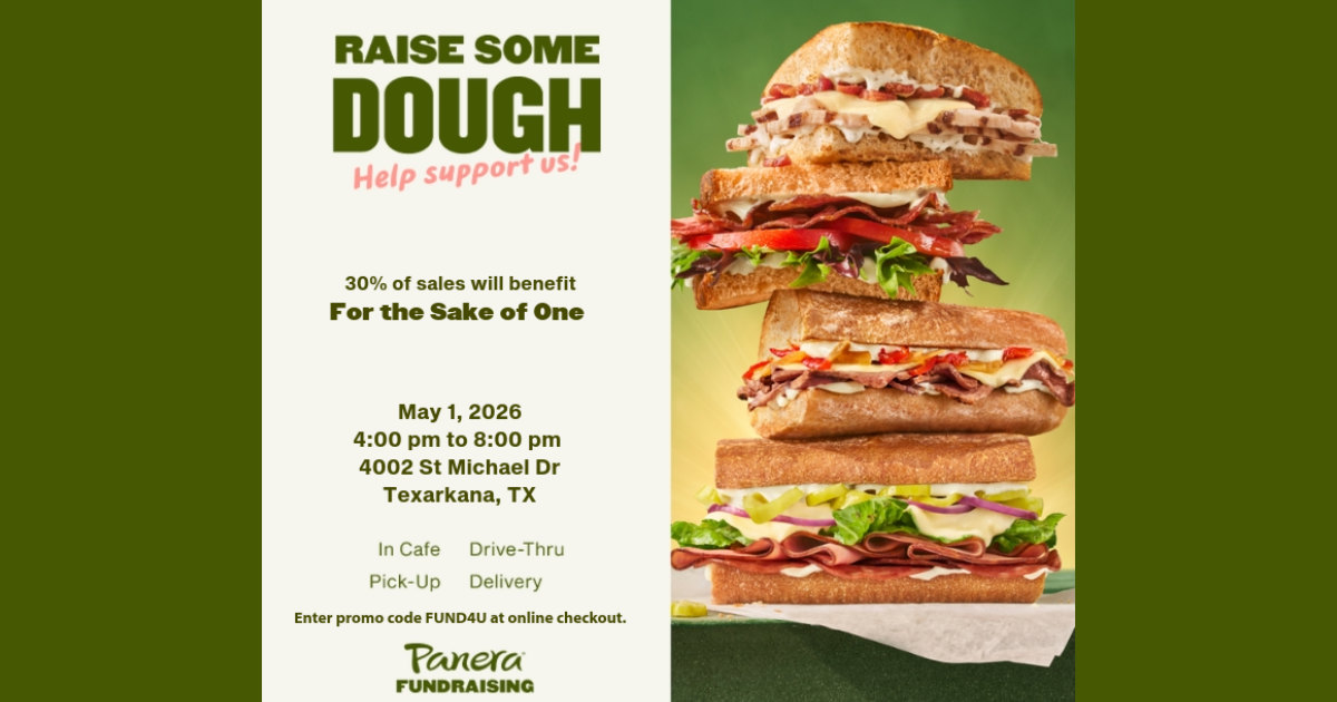 For the Sake of One to Host Fundraiser Night on May...