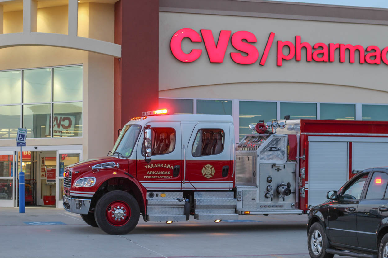 TAFD Responds to CVS Pharmacy for Smoke Coming from the Ceiling ...
