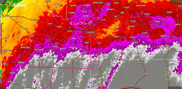 Flash flood warning in effect until 10:30 a.m. | Texarkana Today