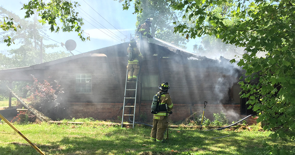 Firefighters Fight House Fire In Red Lick 