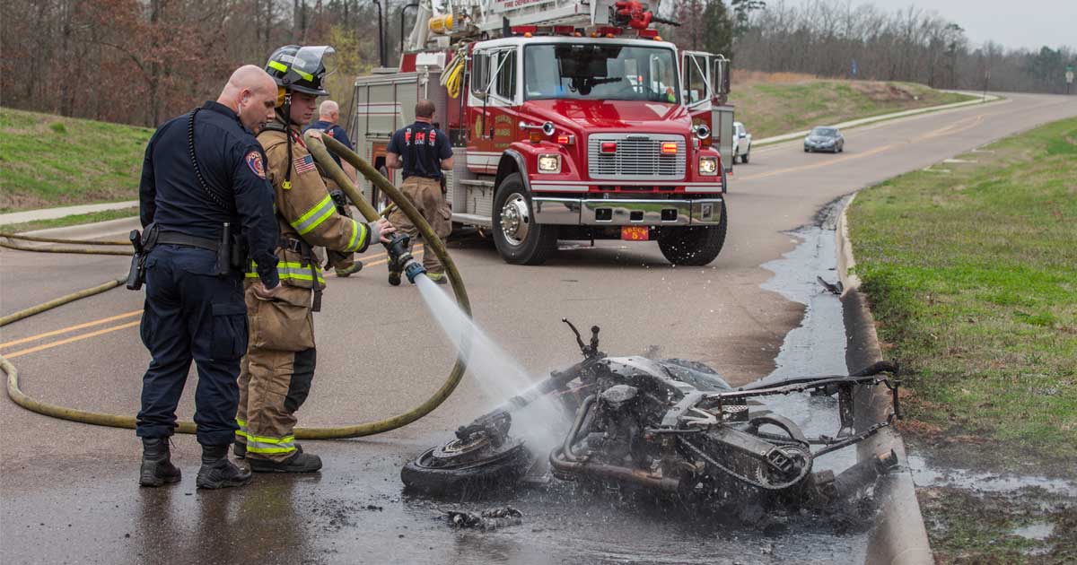 Man crashes motorcycle during test ride Texarkana Today