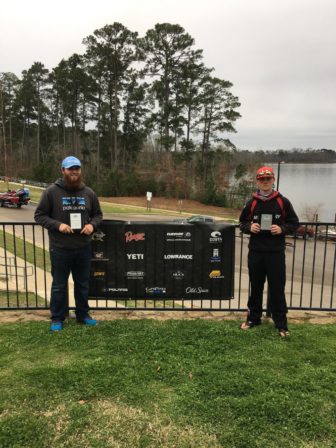Photo ID Blaine Weems and Lane Kennedy with the Texas A&M University-Texarkana fishing team took fifth place Saturday out of 132 teams at the YETI Fishing League Worldwide (FLW) College Fishing Southern Conference tournament on Sam Rayburn Reservoir. The team brought home a $500 Club Scholarship and advanced to the 2018 FLW College Fishing National Championship.