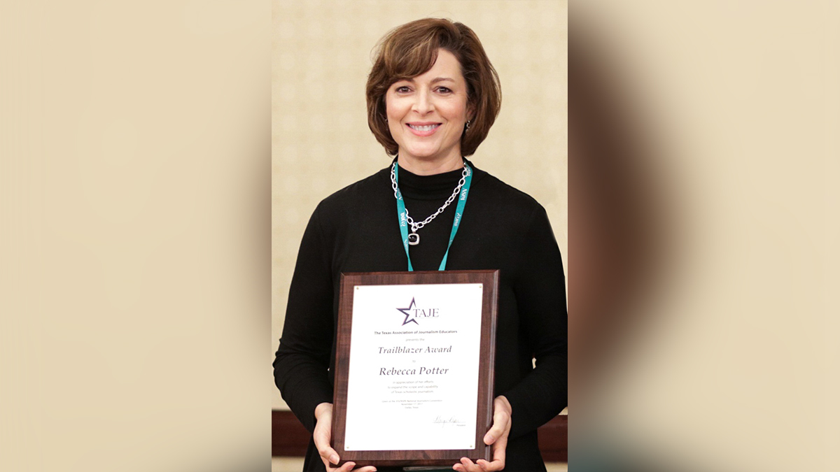 Rebecca Potter, Texas High School Publications Advisor, Honored for