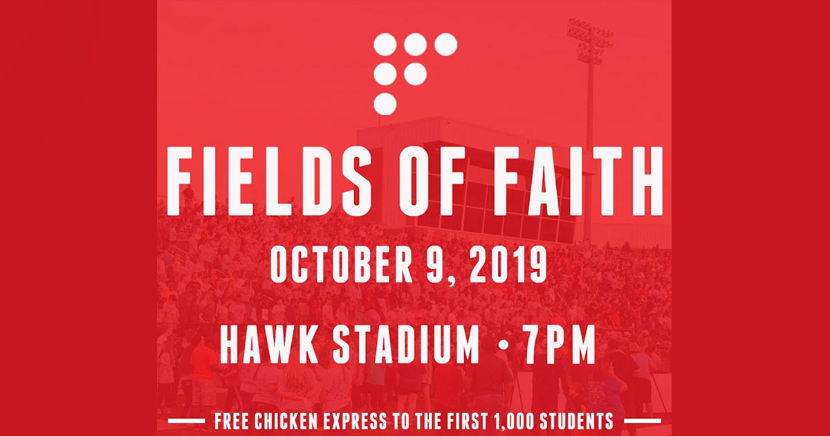 Red River FCA to Host Fields of Faith 2019, Wednesday, October 9 at 7