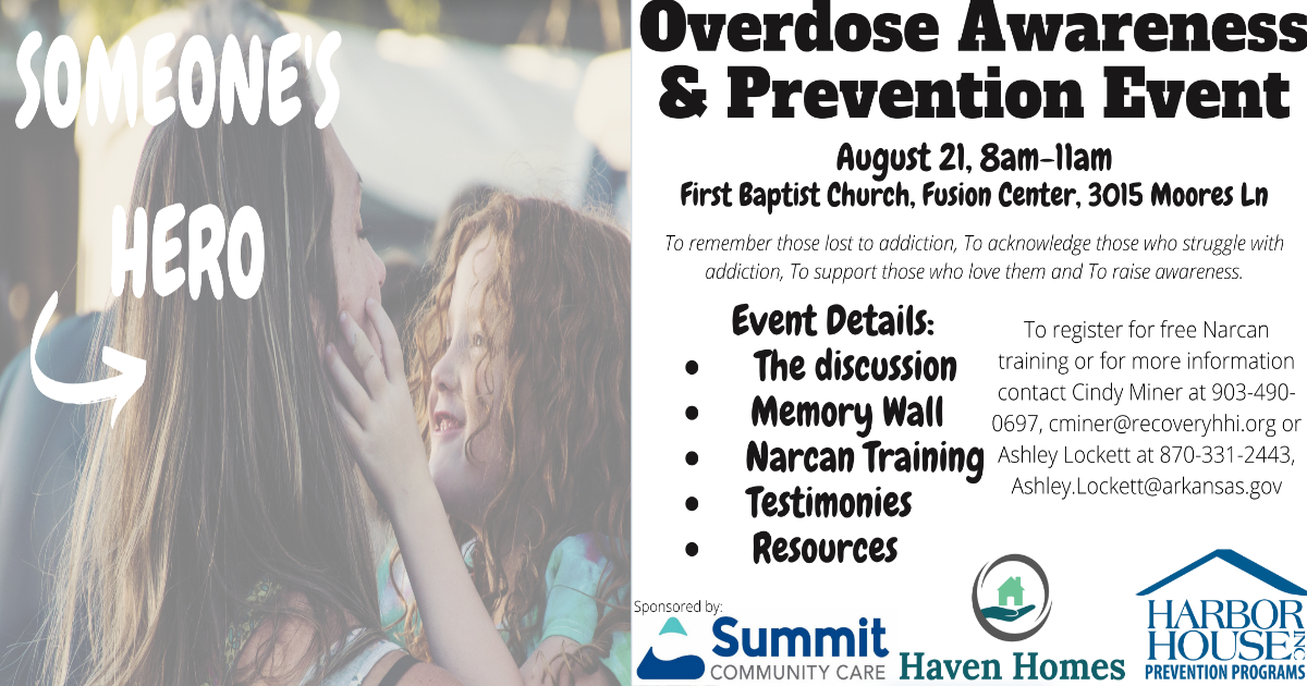 Overdose Awareness Event | Texarkana Today