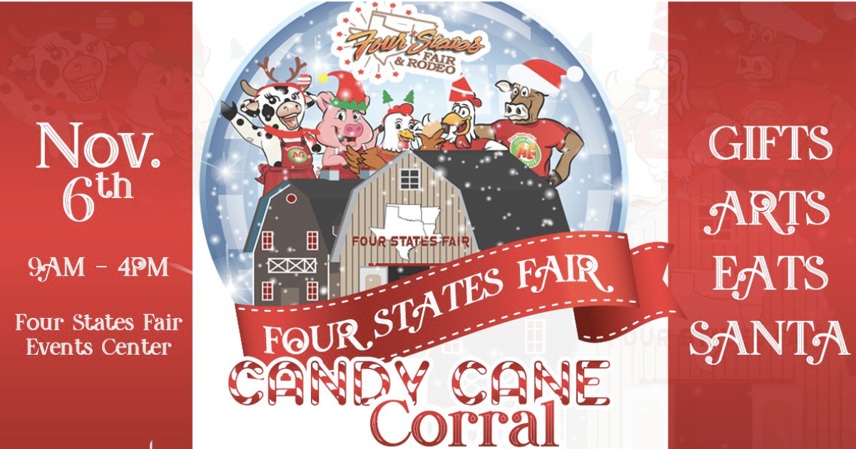 Candy Cane Corral This Saturday, November 6th at Four States Fair