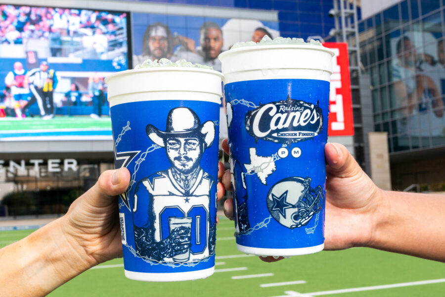 Cappello Trucker Post Malone Dallas Cowboys Raising Cane's Limited Edition Grigio