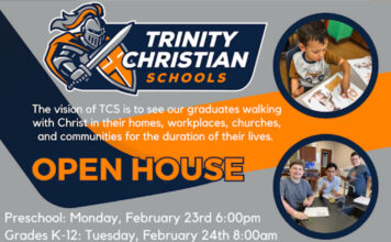Trinity Christian School Hosts Open House Enrollment Events February 23rd, 24th