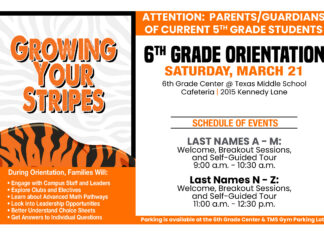 Growing Your Stripes: Texarkana ISD Hosts 6th Grade Orientation for Future Texas Middle School Students