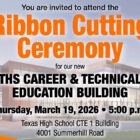 Texarkana ISD to Celebrate Opening of New Texas High School CTE Building