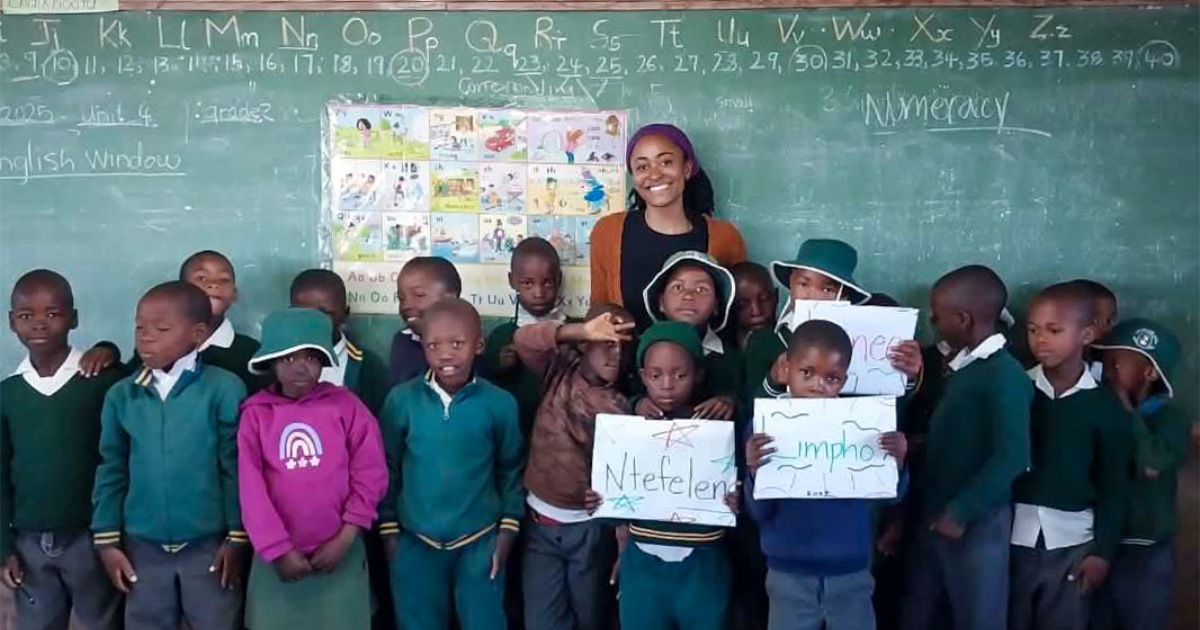 SAU Alum Serves in Africa with Peace Corps
