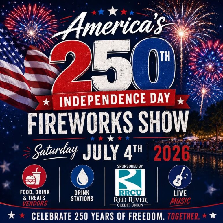 America's 250th Independence Day Fireworks Show at King Park in Wake Village flyer