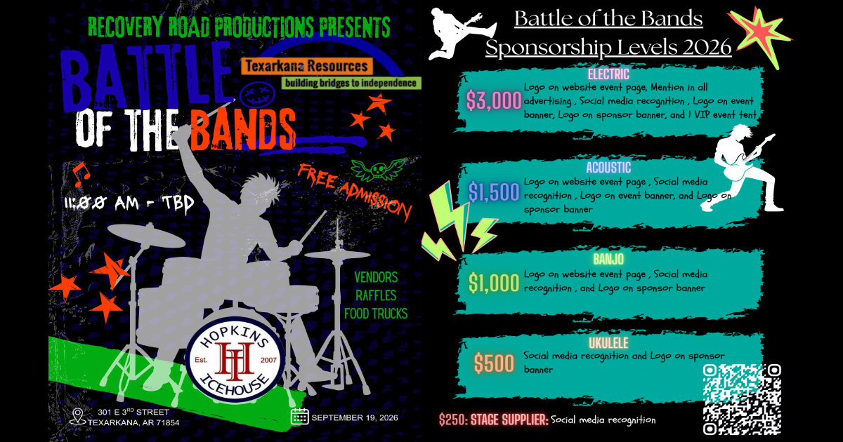 Texarkana Resources Announces Sponsorship Opportunity for 2026 Battle of the Bands