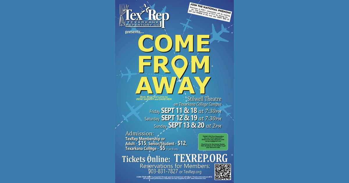 Texarkana Joins National Wave Marking 9/11’s 25th Anniversary With ‘Come From Away’