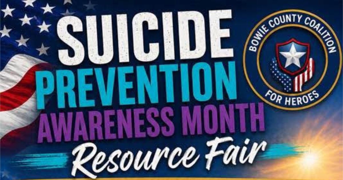 Suicide Prevention Awareness Month Resource Fair to Honor Community and Local Heroes