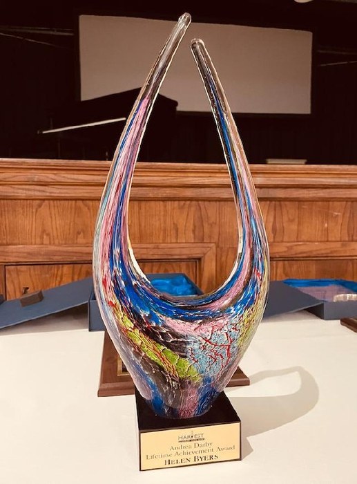 The Andrea Darby Lifetime Achievement Award presented to Helen Byers