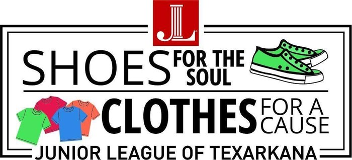Junior League of Texarkana Shoes for the Soul & Clothes for a Cause logo