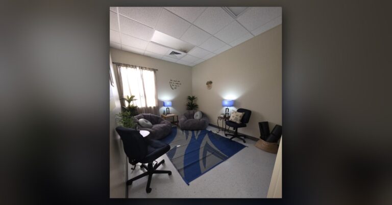 Wellness room in the Southern Arkansas University Department of Nursing