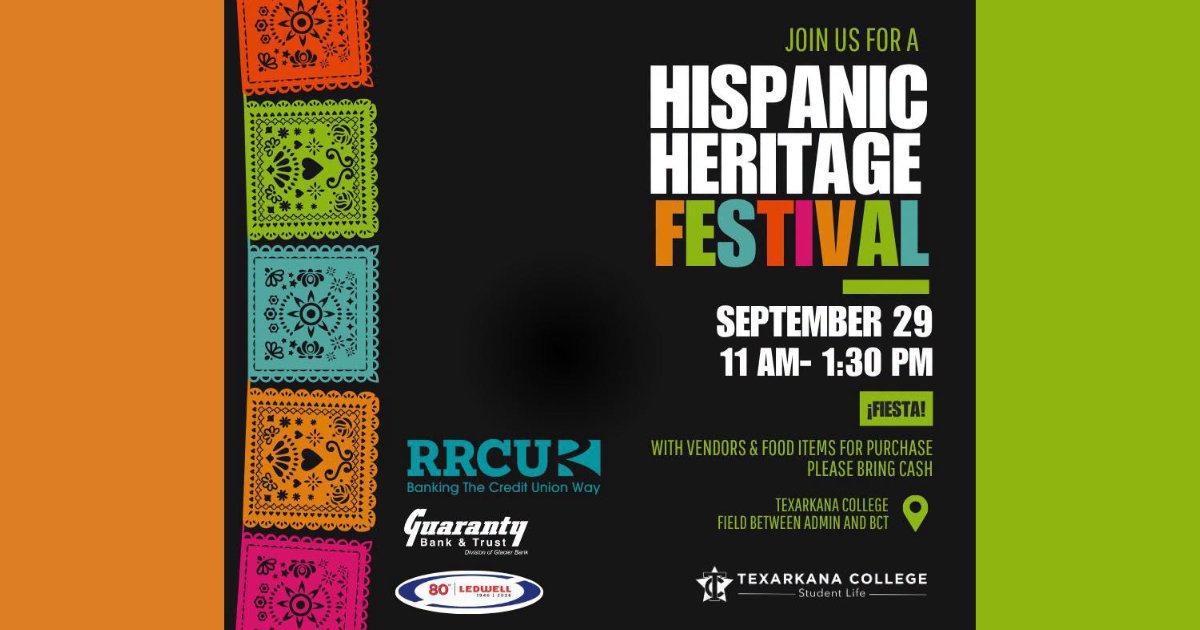 Texarkana College to Celebrate Hispanic Heritage with Festival Sept. 29