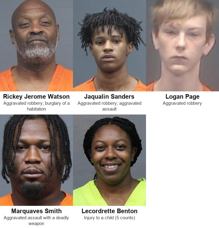 Five defendants in violent crime cases on the 202nd District Court docket Thursday
