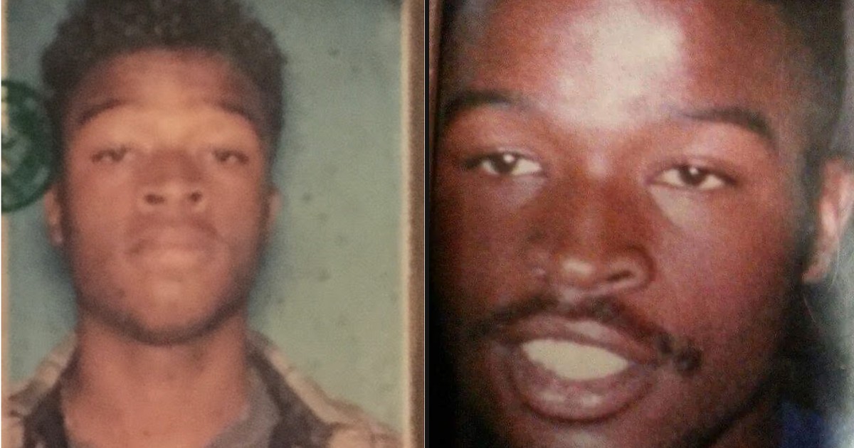 Two family photos of Roderick Earl Adams