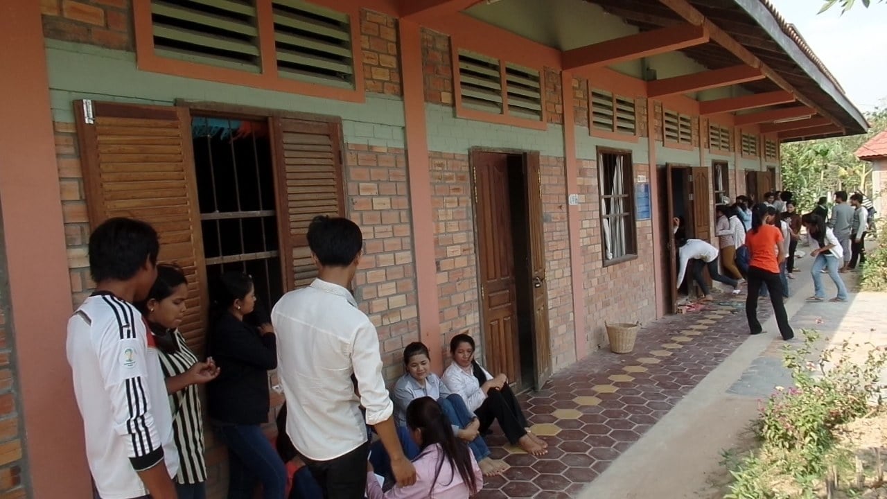 Students at JHP Skola, a technical school near Siem Reap, Cambodia.